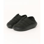 ショッピングクロックス キッズ サンダル crocs クロックス 18-21 KIDS' CLASSIC PUFF MOC キッズクラシックパフモック 210589-060 BLAC
