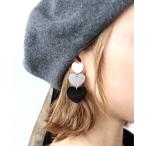 イヤリング ハートグラデションイヤリング レディース