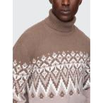 セーター ニット CashSoft カシミヤタッチ フェアアイル タートルネックセーター メンズ レディース