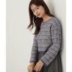 ニット セーター ツイードニットトップス / 1214270104 レディース