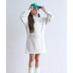 ワンピース キッズ ハーフジップ スウェットワンピース キッズ 子供服 女の子