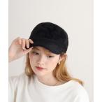 キャップ 帽子 シャギーニット　キャップ レディース