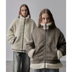 ムートンジャケット ムートンコート 「CLEL」Reversible Fake Mouton jacket / リバーシブルフェイクムートンジャケット