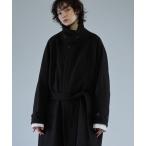  пальто с отложным воротником пальто [VELNUS]Beautiful silhouette 2way melton oversten collar coat