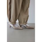 シューズ Low Heel Slingback Shoes /ローヒールミュール レディース