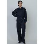 ショッピングジャンプスーツ ドレス ウールサテンジャンプスーツ