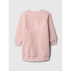 ワンピース babyGap GAPロゴ ボア スウェットワンピース キッズ 子供服 女の子