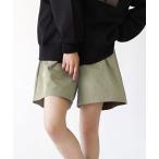 パンツ タックデザイン ショートパンツ レディース