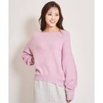 ショッピングスパンコール ニット セーター スパンコールヤーンニット レディース