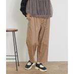 マルチサイズ チノパン ツータックワイドチノトラウザー レディース