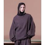 パーカー 「VOAAOV」BISHU TAMBLER WOOL GAUZE High Neck Hoodie メンズ レディース