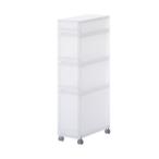 ショッピング無印 収納 ポリプロピレン　収納ストッカー　キャスター付２　約幅１８×奥行４０×高さ８３ｃｍ