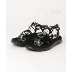 「Teva」 フラットサンダル 24cm ブラック レディース