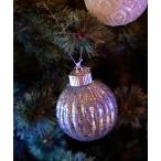 インテリア 「2024Xmas」ラメボールオーナメント