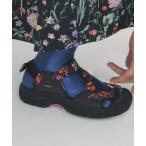 「KEEN」 フラットサンダル 25cm ブラック レディース