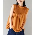 「e-zakkamania stores」 ノースリーブブラウス M オレンジ レディース