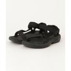 「Teva」 フラットサンダル 24cm ブラック レディース