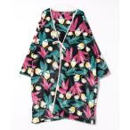 パジャマ ルームウェア 「カヤ」ぬくい長羽織 レディース メンズ