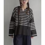 ニット セーター セラー襟 ワイドニットプルオーバー レディース