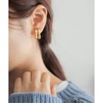 イヤリング ボリュームメタルイヤリング レディース