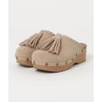 「Minnetonka」 フラットサンダル 5 ベージュ レディース