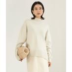 ニット セーター 「洗える」カシミヤブレンド ハイネック ラメニット レディース