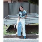 tシャツ SUN-KISSED BEACH /ロキシータイダイ染め半袖Tシャツ レディース