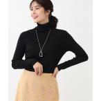 ニット セーター 「SALE/洗える/細見え」ベーシックタートルニット レディース