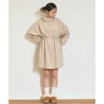 ワンピース 「LTXC」ドローコードパーカワンピース キッズ 子供服 女の子