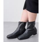 ブーツ 「anyfee」Lafafaストレッチローヒールブーツ（4E・甲高・幅広）「大きいサイズ/プラスサイズ」 レディース