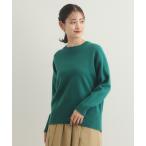 ニット セーター 「ウールカシミヤ混/5colors」クルーネックニット レディース