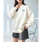 トレーナー スウェット おやつフォトビッグサイズスウェットプルオーバー レディース