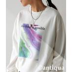 トレーナー スウェット プリントデザイントップス レディース
