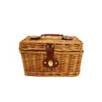 かごバッグ カゴバッグ ギンガムチェックブルー ウィロ