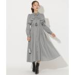 ワンピース フリルケープワンピース