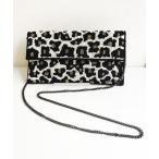 クラッチバッグ パーティーバッグ 「Swaraj/スワラージ」LEOPARD手刺繍ビーズクラッチバッグ レディース