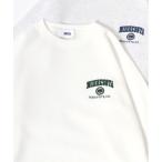 トレーナー スウェット MRU/エムアールユー 裏起毛 ミリタリー/カレッジ/髭おじさん/ハンバーガー ワンポイント刺繍 スウェット レディース メン