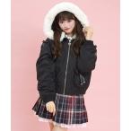 ショッピングレースアップ ブルゾン アウター ショート丈レースアップブルゾン レディース