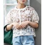 「e-zakkamania stores」 半袖ブラウス M アイボリー レディース