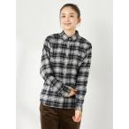 ブラウス シャツ 甘撚りネルチェックブラウス レディース