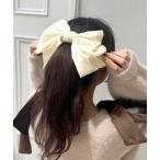 ヘアクリップ 「apres jour×ARIAZ」サテン風ヘアリボンバレッタ