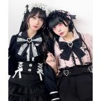 ブラウス シャツ はしごレースリボンフリルブラウス レディース