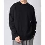セーター ニット 「STUDIOUS×UNITED TOKYO」 SIGNATURE CREW NECK KNIT/洗える/形態安定 メンズ