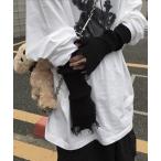  гетры для рук [urge select] ребра вязаный повреждение дизайн гетры для рук женский 