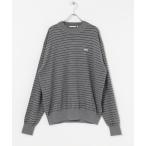 ショッピングHIGH トレーナー スウェット FARAH　High Gauge Striped Crew-Neck Sweater メンズ