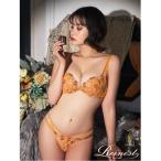 ブラジャー ショーツセット オアシス フラワー ストリング ブラジャー ＆ バック透け Tバック ショーツ セット