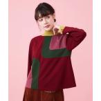 tシャツ Bloque 配色パッチワークカットソー レディース