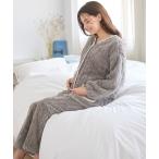 マタニティ 「セット」モコモコフリース ケーブル柄パジャマ/ルームウェア（マタニティ/授乳服）授乳楽々 妊婦服 産前・産後対応