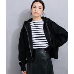 パーカー 裏起毛ダブルジップパーカー レディース