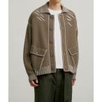 ショッピングTOKYO カーディガン グラフィティニットブルゾン メンズ